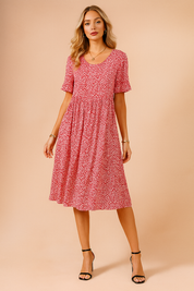 Nola | Flowy Polka Dot Blouse with Ruffles 1